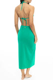 FALDA CEÑIDA VERDE GROOVY MILONGA