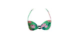 BIKINI HALTER CHEEKY BOHO GREEN APPLOD