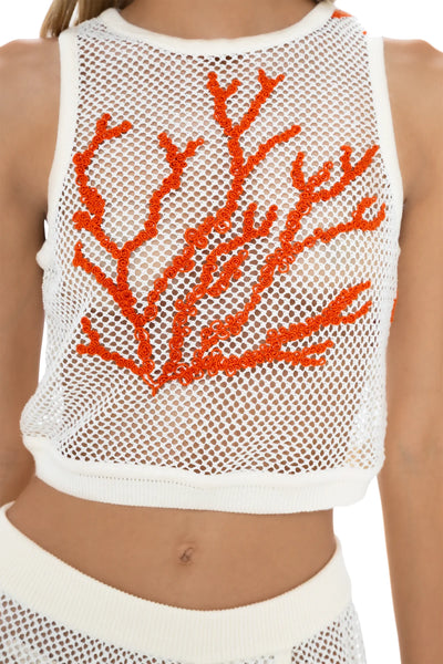 CROP TOP KORALINA MARFIL MILONGA