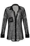 CAMISA MALLA MÍSTICO NEGRO MILONGA