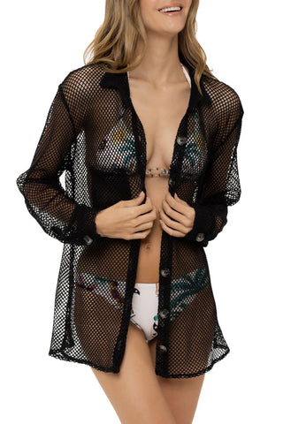 CAMISA MALLA MÍSTICO NEGRO MILONGA