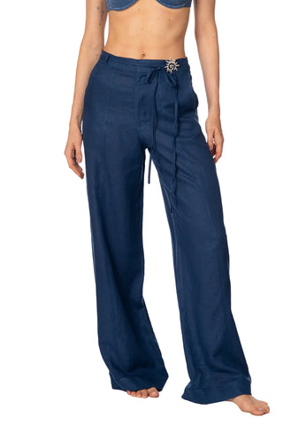 PANTALÓN SOLID SACRED SUN ZENDA DEEP BLUE KIBYS
