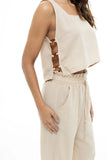 CROP TOP BEIGE PALETTE MILONGA