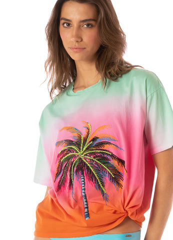 CAMISETA COLORFUL DYE AZALEA PINK MAAJI
