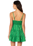 VESTIDO EMERALD BROCADE EMILY MAAJI