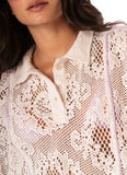 CROP TOP FLOWERY CROCHET SOLENE MAAJI