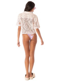 CROP TOP FLOWERY CROCHET SOLENE MAAJI