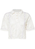 CROP TOP FLOWERY CROCHET SOLENE MAAJI