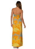 VESTIDO GOLDEN LILY CRIMSON MAAJI