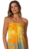 VESTIDO GOLDEN LILY CRIMSON MAAJI