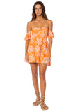 VESTIDO TANGERINE BLOOM APEROL MAAJI