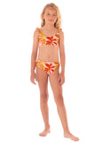 BIKINI NIÑA PINK PALMS MANGO MAAJI