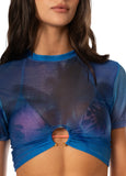 CROP TOP PEACH DRIFT DYNA MAAJI