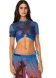 CROP TOP PEACH DRIFT DYNA MAAJI