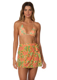 FALDA BLOOMING STRIPES OCEANE DARA MAAJI