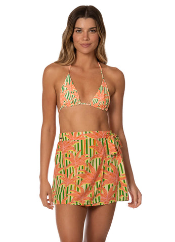 FALDA BLOOMING STRIPES OCEANE DARA MAAJI