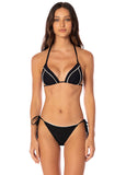 BIKINI MIDNIGHT BLACK BALMING SLIDING SHINNING MAAJI