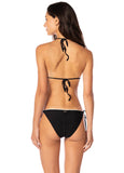 BIKINI MIDNIGHT BLACK BALMING SLIDING SHINNING MAAJI
