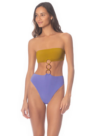 ENTERO REVERSIBLE DEEP PERIWINKLE MAKENNA BANDEAU MAAJI