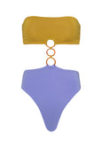 ENTERO REVERSIBLE DEEP PERIWINKLE MAKENNA BANDEAU MAAJI