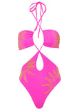 ENTERO REVERSIBLE CARAMEL SUN SLOANE PINK MAAJI