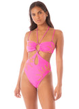 ENTERO REVERSIBLE CARAMEL SUN SLOANE PINK MAAJI