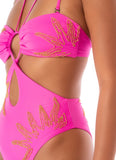 ENTERO REVERSIBLE CARAMEL SUN SLOANE PINK MAAJI