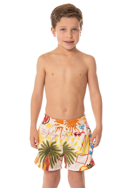 Beach Static Little Sailor Boys Trunks Maaji