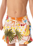 Beach Static Little Sailor Boys Trunks Maaji