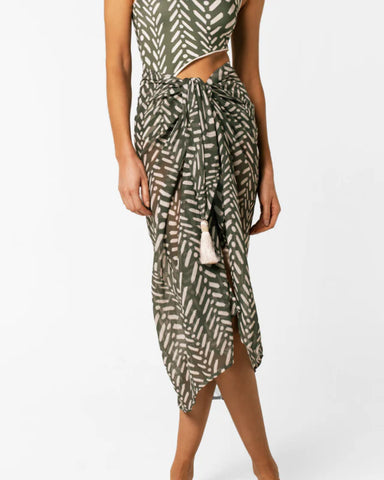PAREO TAYLOR GREEN LINEE ENCANTADORE