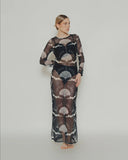 VESTIDO PUNTADA DE AGUA MYSTICAL FLOW MIO CORAL