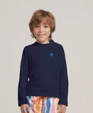 CAMISA SPACE BLUE UNISEX RASHGUARD QUAQUAK