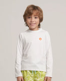 CAMISA WHITE UNISEX RASHGUARD QUAQUAK