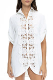 CAMISA BORDADA RETRO BOTANIC MILONGA