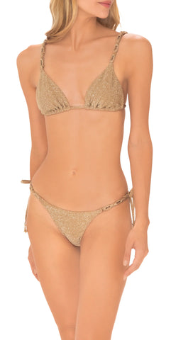 BIKINI DORADO SPARKLY MILONGA