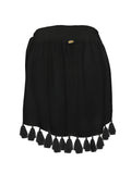 FALDA AMARRE NEGRO VIOLET MILONGA