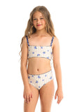 BIKINI NIÑA VARSITY SKY AGUA BENDITA