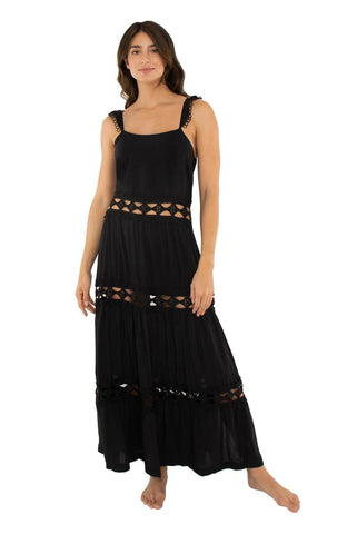 VESTIDO LARGO NEGRO MILONGA