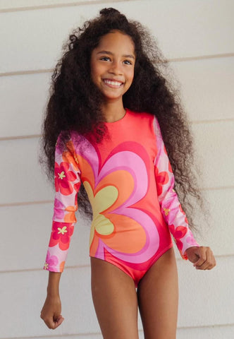 ENTERO BLOSSOM PARADE RASHGUARD QUAQUAK