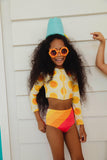 BIKINI NIÑA MANGA LARGA SUNNY SIDE UP QUAQUAK