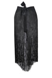 PAREO FLECOS ZEBRA NEGRO MILONGA