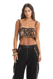 CROP TOP ZAFRA SENJA AGUA BENDITA