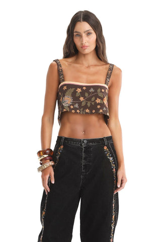 CROP TOP ZAFRA SENJA AGUA BENDITA