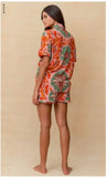 PIJAMA SHORT PT1015ZSS041 CHILI DAMASK SLUMBER MAAJI