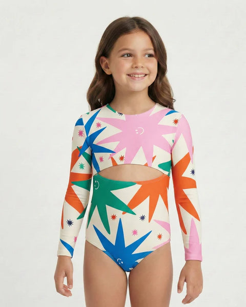 ENTERO ELECTRIC STARS RASHGUARD QUAQUAK