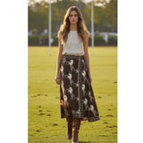 FALDA BROWN HORSES LINO CLAUSSEN PATTERNS