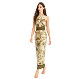 VESTIDO TROPICAL CLAUSSEN PATTERNS