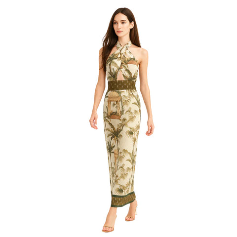 VESTIDO TROPICAL CLAUSSEN PATTERNS