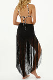 PAREO FLECOS ZEBRA NEGRO MILONGA