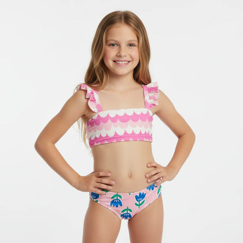 BIKINI NIÑA PINK BLISS QUAQUAK